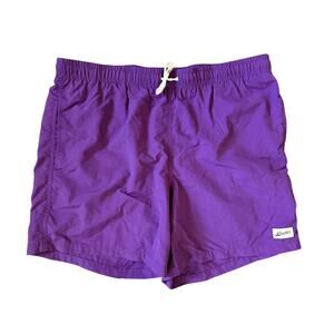 Bather Swim Trunks in Bright Purple Size Large